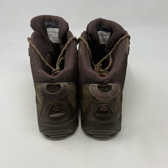 Merrell Whiteout 8 Waterproof Boots Mens 10 Brown Leather 400 Grams Hiking - Picture 9 of 16